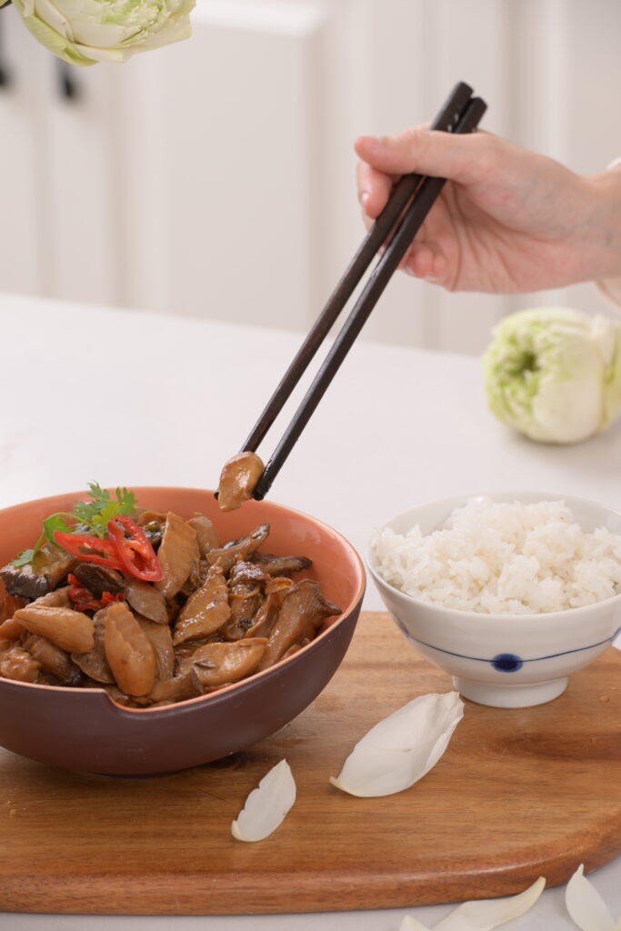 Nấm đùi gà kho