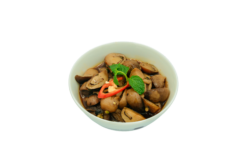 Nấm rơm kho tiêu xanh