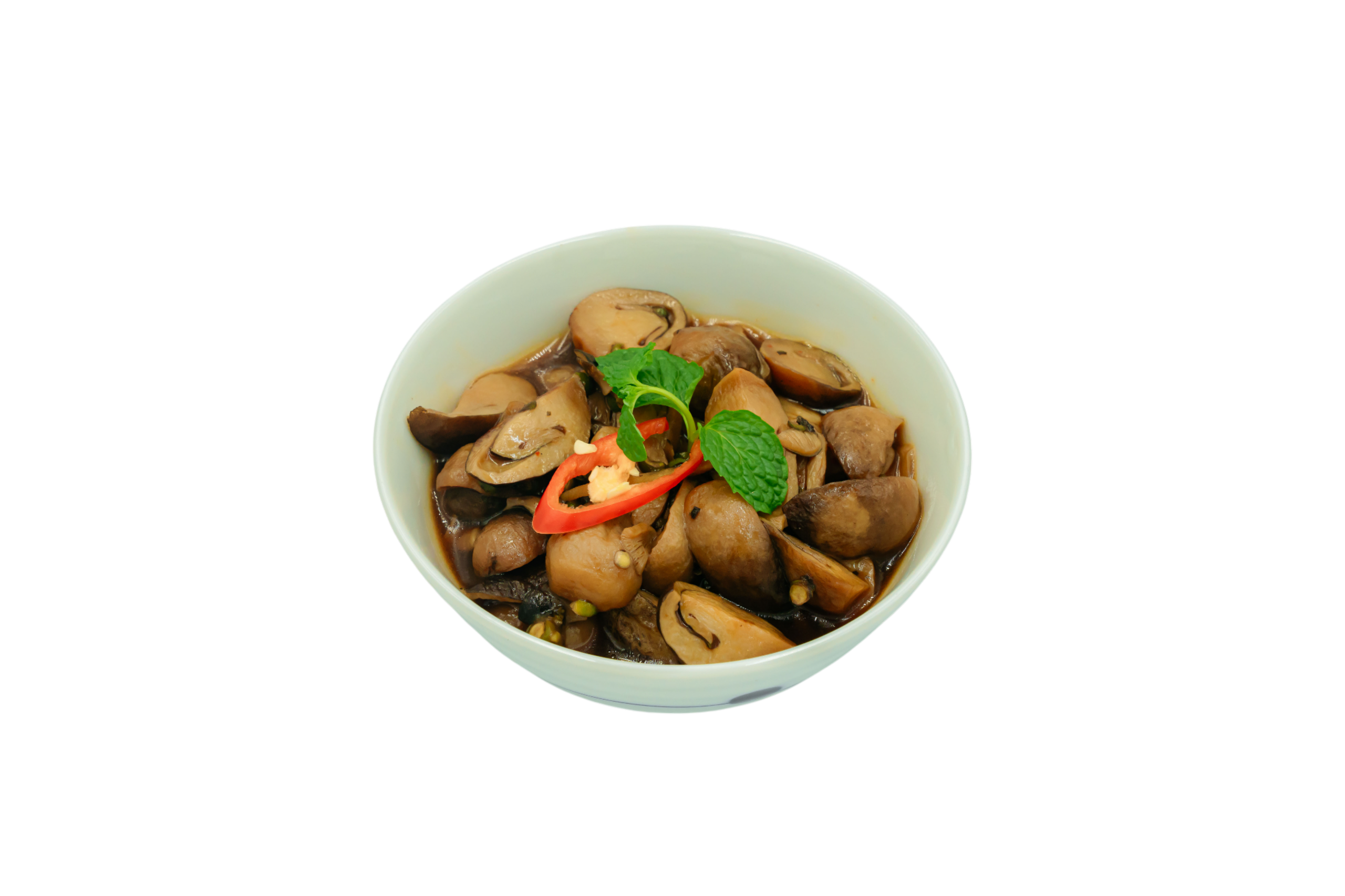Nấm rơm kho tiêu xanh